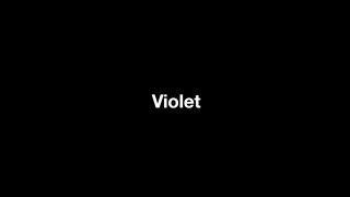 TUSHYRAW - Violet a szőrös cuncis fiatal pipi