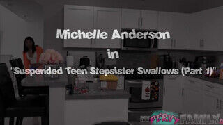 My Pervy Family - Michelle Anderson rácuppan a gigantikus faszra