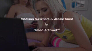 Jessie Saint és Madison Summers édeshármasban dugnak