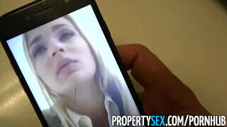 PropertySex - Sloan Harper muffjába betolják