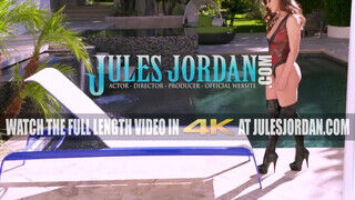 Jules Jordan - Lana Rhoades kettő cerkát kap