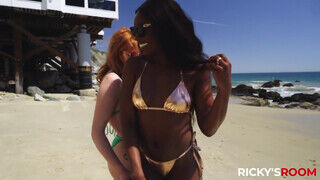 RICKYSROOM - Lacy Lennon és Ana Foxxx édeshármasban