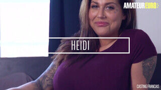 CastingFrancais - Heidi Van Horny a szenvedélyes csöcsös kishölgy
