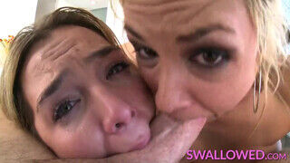 SWALLOWED - Samantha Reigns és Lolly Dames falloszt szopnak