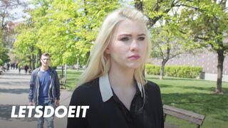 Vadító lengyel világos szőke Misha Cross leszívja a külföldi vastag fazt külföldön és jól meglovagolja