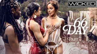 Csatlakozz a Wicked szexi kishölgy csapatához Vanna Bardot vezetésével egy forró négyesben